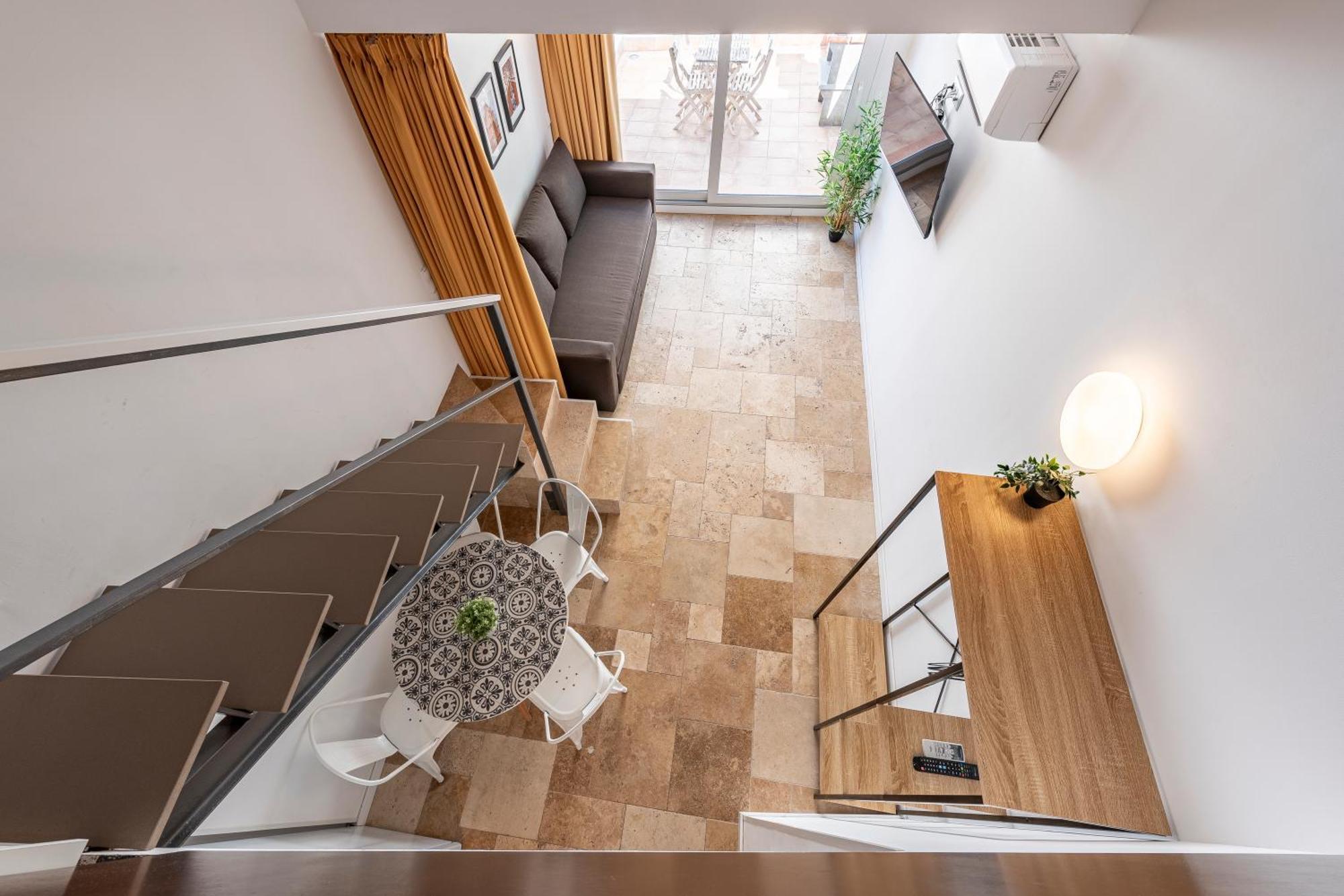 타라고나 Atico Duplex Con Barbacoa Y Terraza En Barri Port Maritim 아파트 외부 사진